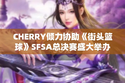 CHERRY倾力协助《街头篮球》SFSA总决赛盛大举办