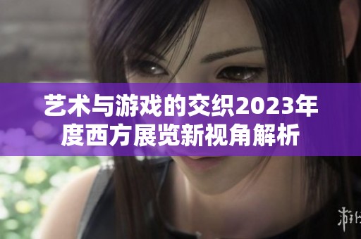 艺术与游戏的交织2023年度西方展览新视角解析