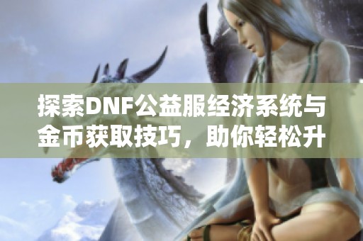 探索DNF公益服经济系统与金币获取技巧，助你轻松升级