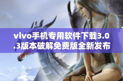 vivo手机专用软件下载3.0.3版本破解免费版全新发布