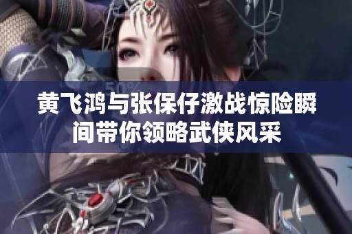 黄飞鸿与张保仔激战惊险瞬间带你领略武侠风采