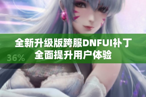 全新升级版跨服DNFUI补丁全面提升用户体验