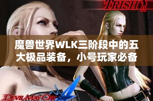 魔兽世界WLK三阶段中的五大极品装备，小号玩家必备提升指南