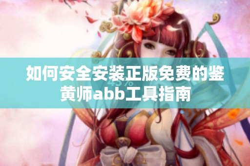 如何安全安装正版免费的鉴黄师abb工具指南