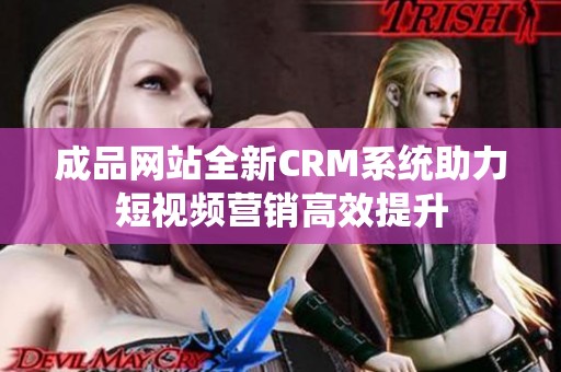 成品网站全新CRM系统助力短视频营销高效提升