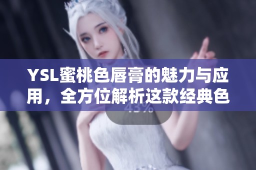 YSL蜜桃色唇膏的魅力与应用，全方位解析这款经典色号