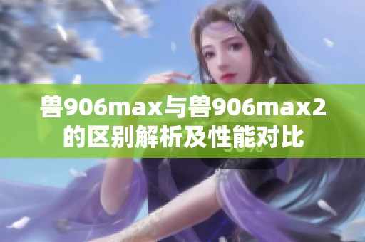 兽906max与兽906max2的区别解析及性能对比