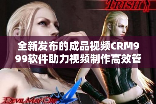 全新发布的成品视频CRM999软件助力视频制作高效管理