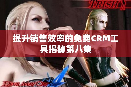 提升销售效率的免费CRM工具揭秘第八集